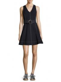 Diane von Furstenberg - Belted Fit- -Flare Dress at Saks Fifth Avenue